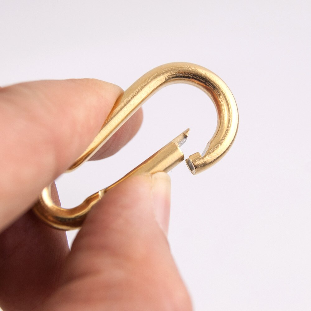 Edelstahl Schraube Klettern Getriebe Karabiner Schnell Links Sicherheit Snap Haken für Luxus Hängen Ketten Anhänger Schmuck Machen