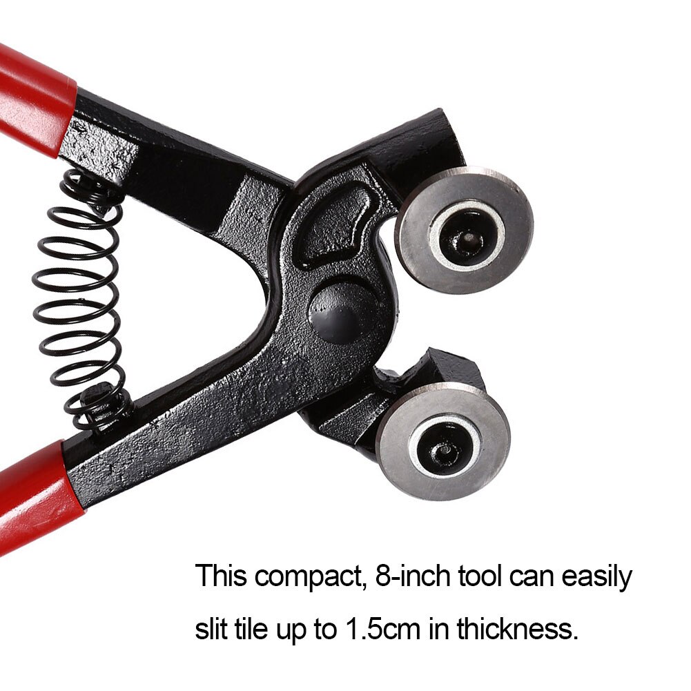 Tile Nippers Glass Mosaic Wheeled Tool 8inch Heavy Duty Pliers For Ceramic Tile DIY Cutting Plier Tool Accessory