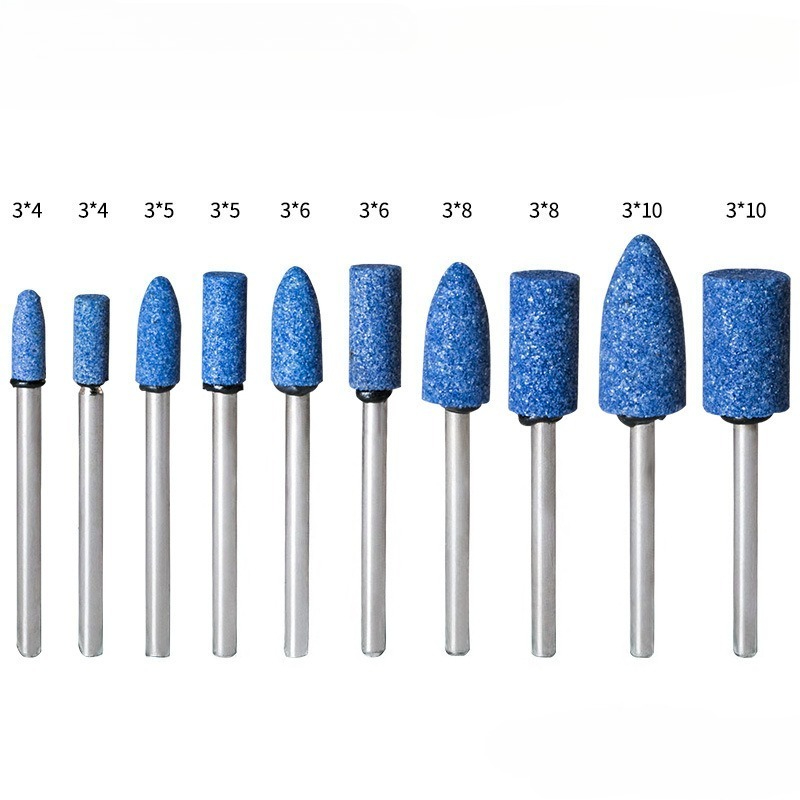 10 Stuks Polijstkop Wielkop Schurend Materiaal Gemonteerd Voor Dremel Rotary Power Tools Elektrische Slijpsteen Wiel Dremel Accessoires: Default Title