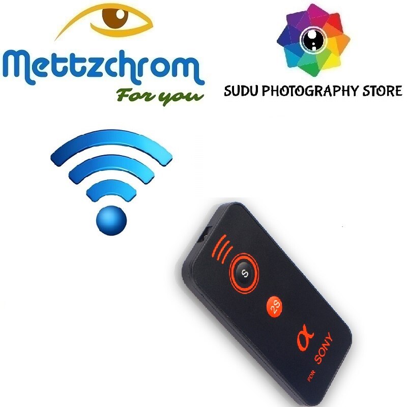 Mettzchrom Ir Draadloze Afstandsbediening Camera Voor Sony A55 NXE3 NEX5N NEX6 NEX7 A5000 A6000 A6300 ....