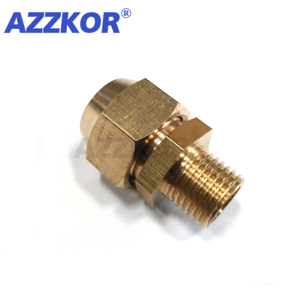 Messing buisfitting snelkoppeling tracheale vergrendeling vrouwelijke connector koperen snelschroefdraad rechte pneumatische fitting 1/4 " 1/8 " 3/8 " 1/2