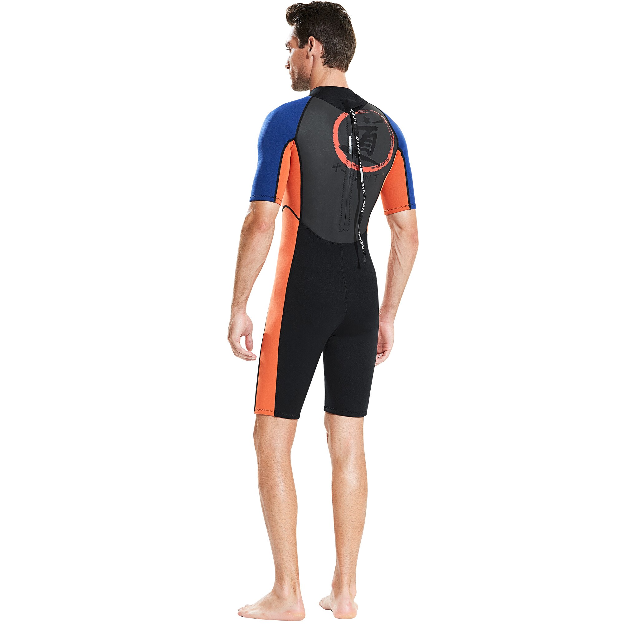 1.5 millimetri di Neoprene + Pelle di Squalo Breve Muta vestito di Un pezzo del Costume Da Bagno di Surf Vestito per Gli Uomini Le Donne Scuba Snorkeling Nuoto A vela