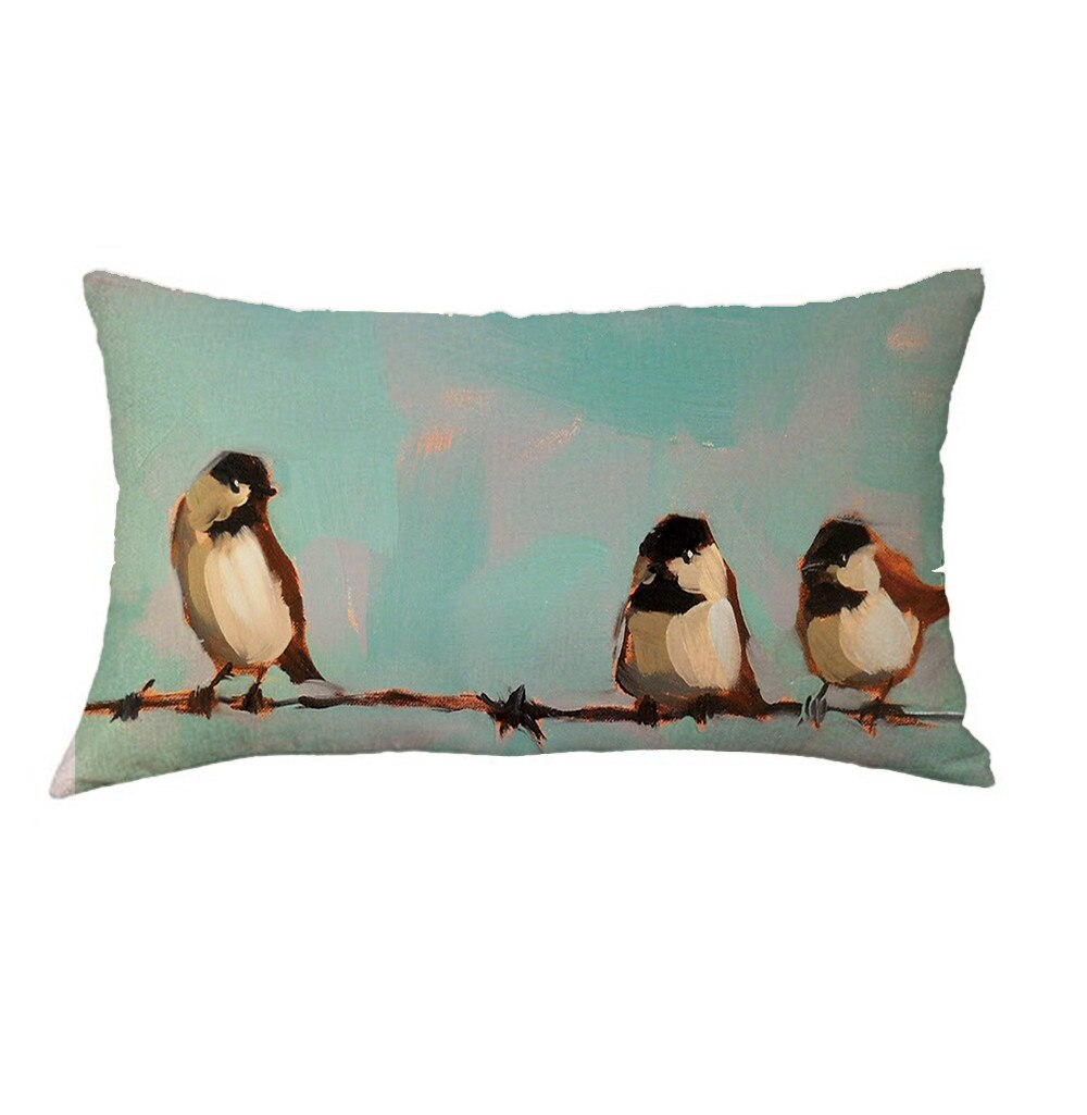 Geometrische Animal Gedrukt Kussensloop Woondecoratie Accessoires Patroon Linnen Kussensloop Sofa Fluwelen Kussenhoes Дакимакура
