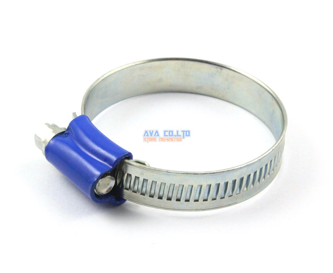 10 Pieces 38-50mm Carbon Steel Hose Clamp Worm Gear Hose Pipe Fitting Clamp