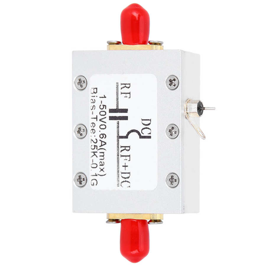 Frequency Counter RF Broadband Module DC Blocker Module Coaxial Feed Low Insertion Loss 25K 100MHz HF AM RF Broadband Module