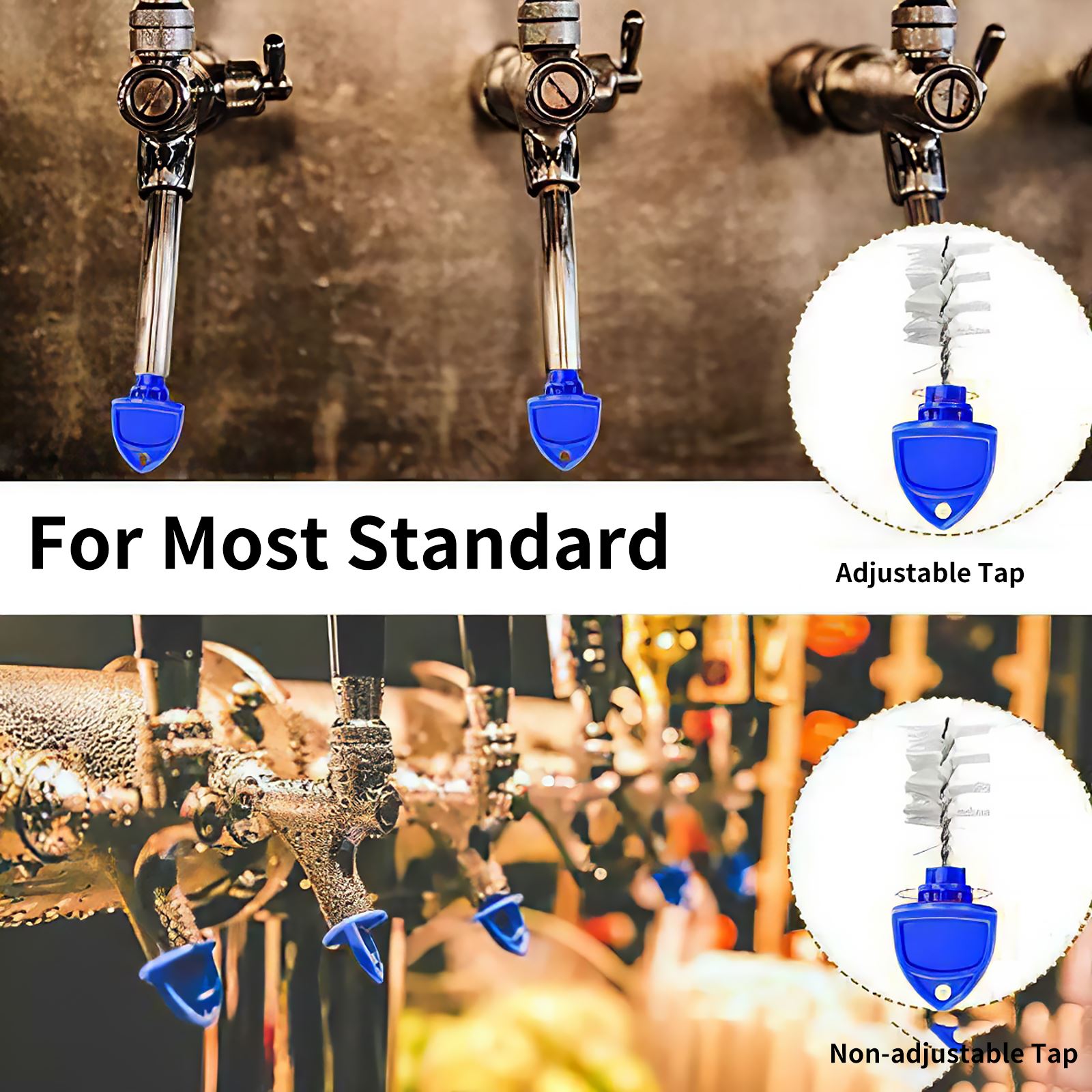 Tissting 15-teiliges Bierhahn Reinigungsset - Edelstahl Bürsten Für Zapfhähne Aller Größen