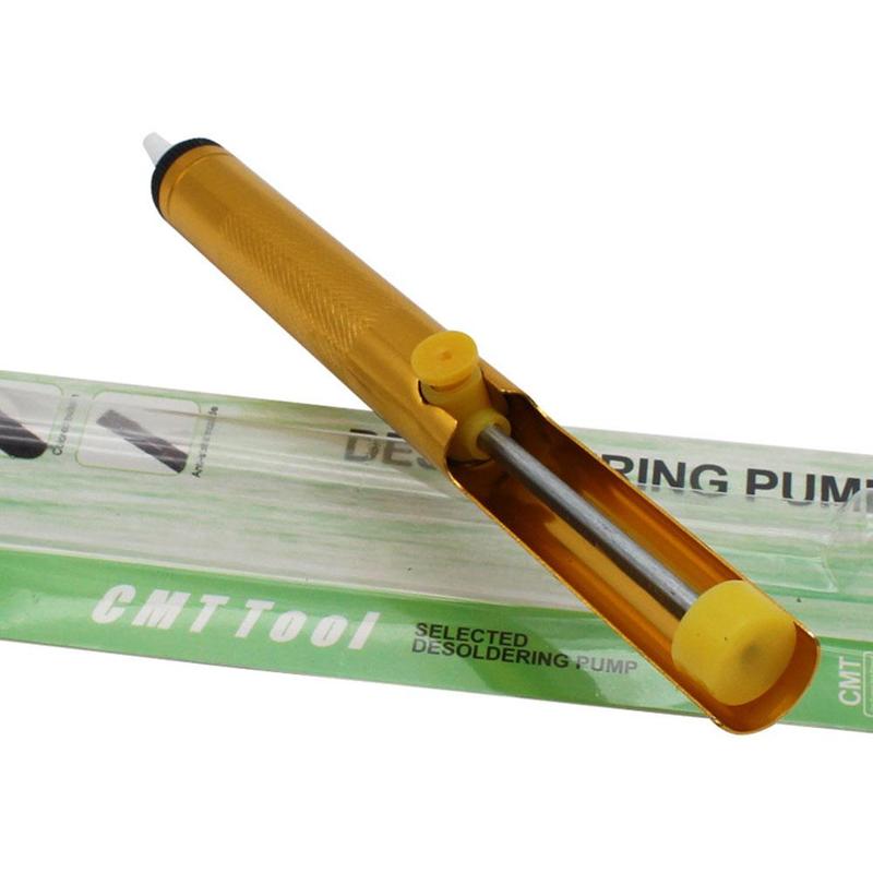 Aluminum Desoldering Pump Suction Tin Gun Soldering Removal Vacuum Sucker Tools Soldering Welding Hand Pen Iron Desolder