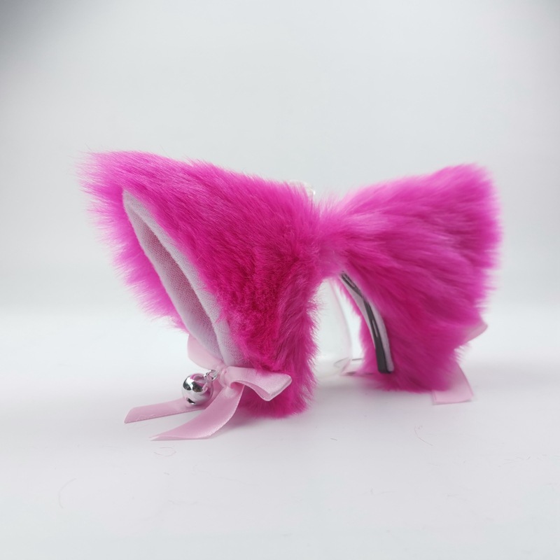 Decoración de orejas de gato para casco de motocicleta, pegatinas de felpa bonitas, casco de Motocross, cara completa, decoración de casco todoterreno, estilo de Cosplay: Multicolor