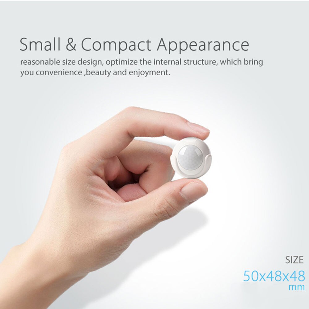 Tuya Smart WiFi PIR Motion Sensor Human Body Sensor Detector Smart Home Safety Alarm System SmartLife APP Works With Alexa
