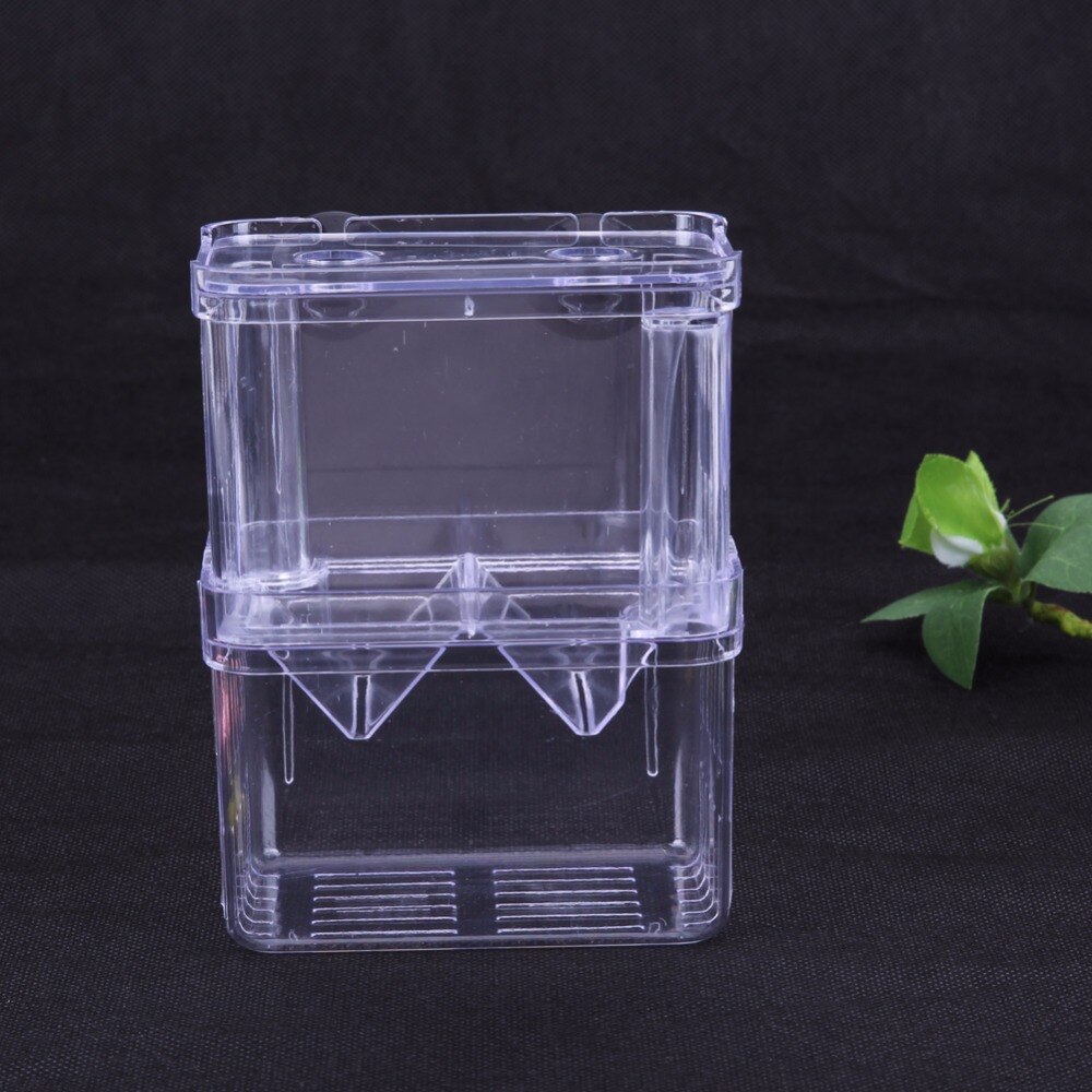 S/L Acrylic Fish Breeding Box Aquarium Breeder Box Double Guppies Hatching Incubator Isolation Pet Supplies Aquarium Accessories
