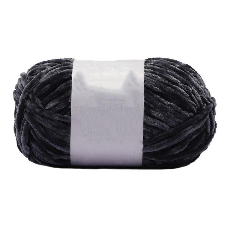 1Pc 100g Velvet Yarn For Hand Knitting Chenille Crochet Yarn Soft Threads Baby Line For Sweater Scarf Doll Amigurumi 180m/7086i