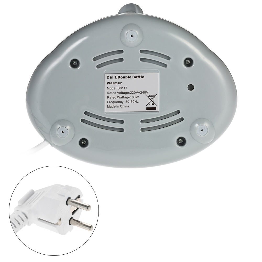 Doppel milchflaschenwärmer Multifunktions Clever Baby wasser Heizung Milch Flasche Sterilisator Thermostat Wärmer Lebensmittel Ei Dampfheizung