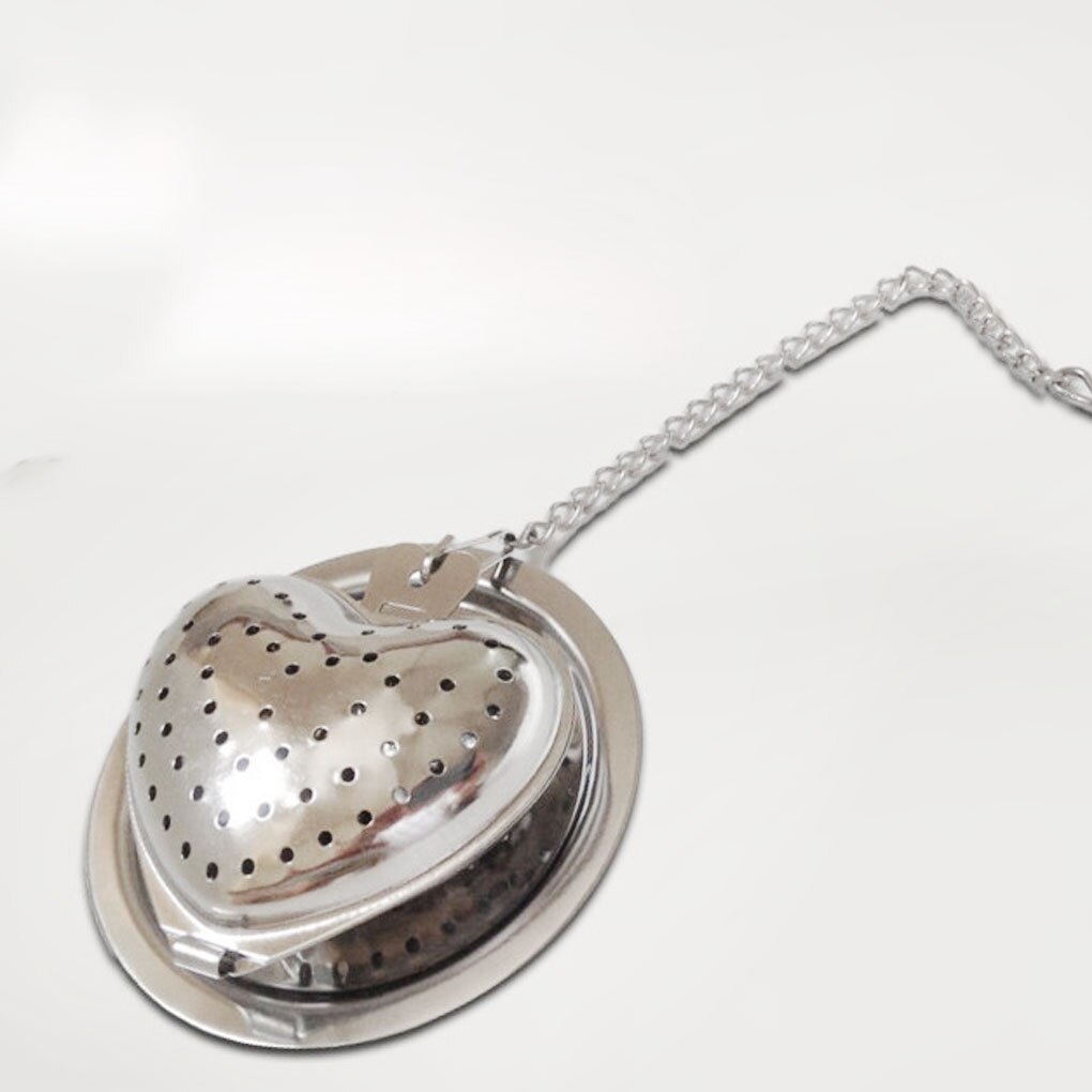 Teapot Shape Loose Tea Infuser Stainless Steel Leaf Tea Maker Strainer with Chain Drip Tray Herbal Spice Filter
