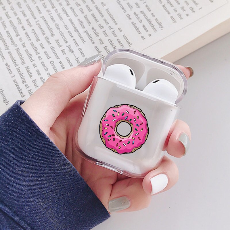 Case for airpods Cute Earphone Case For AirPods Cover Cartoon Wireless Earphone Accessories for Apple Airpods Soft Case Bag: I200345