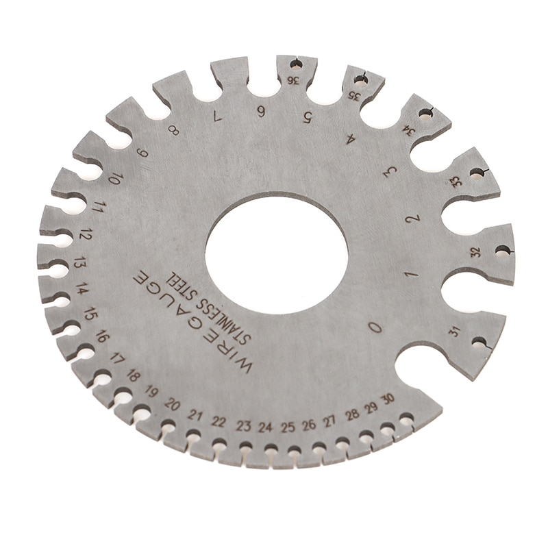 1 Pcs Good Wire Gauge Metal Round Wire Diameter Measuring Instrument