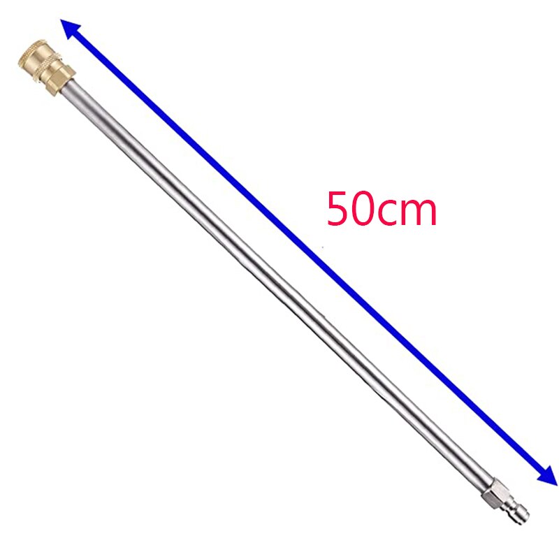 Prolunga per idropulitrice con attacco rapido da 1/4 &quot;lancia per idropulitrice karcher K2 ~ K7 parkside: Incolore