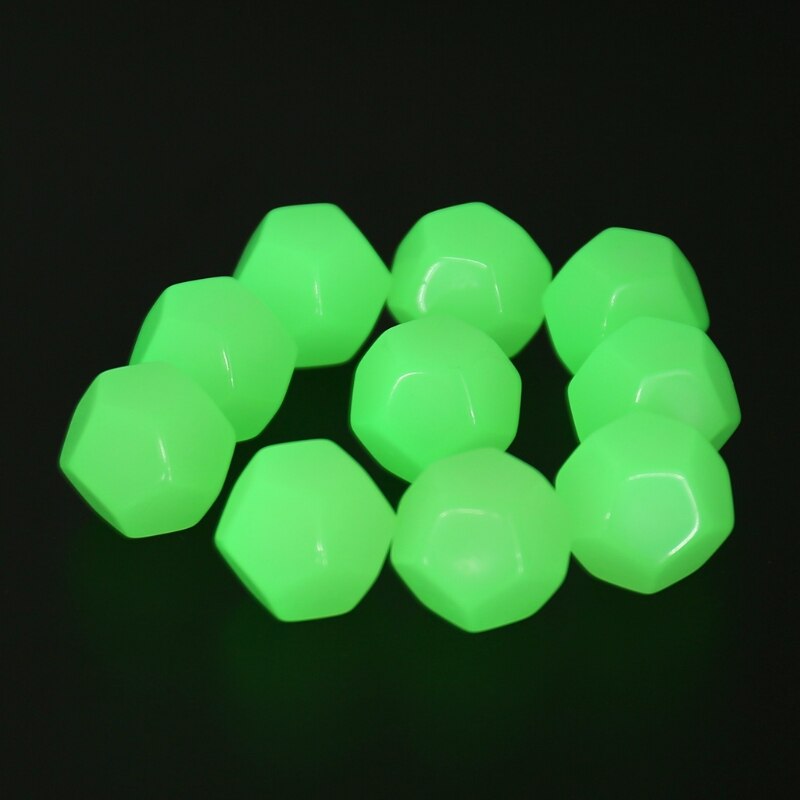10Pcs D12 Polyhedral Dices Luminous Blank Dice For Dungeons Dragons RPG MTG 'lrz