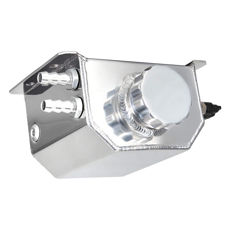 Automobile Universal 1L Aluminum Oil Collecting Tank Breathable Engine Oil Tank Automobile Modified Fuel Tank