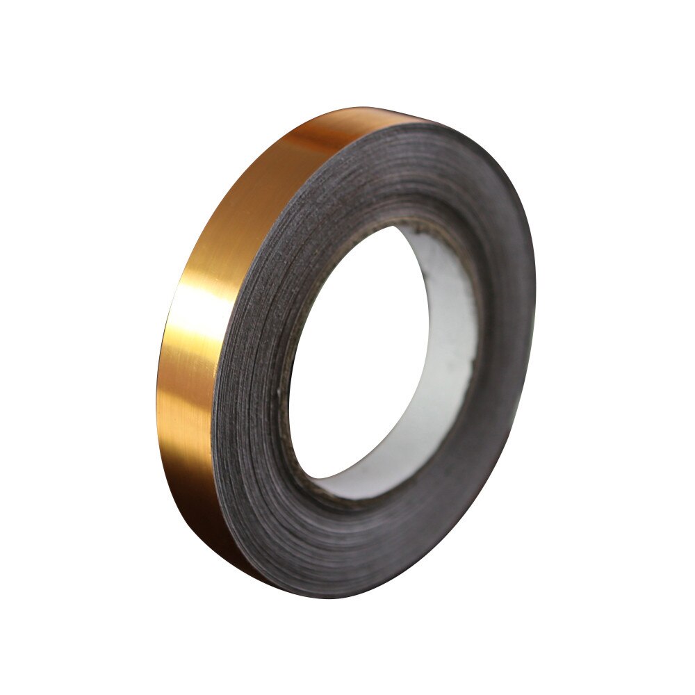 Ceramic Tile Tape Ground Tile Decoration Room Floor Crevice Line Stickefloor Tiles Stickers Waterproof Cenefa Adhesiva Cocina: Gold
