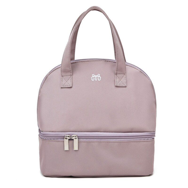 Luiertas Kleine Nummer Lichtgewicht Hand Rugzak Lunch Tas Moedermelk Moedermelk Opslag Versheid In: Purple Hand Milk Insulated Bag