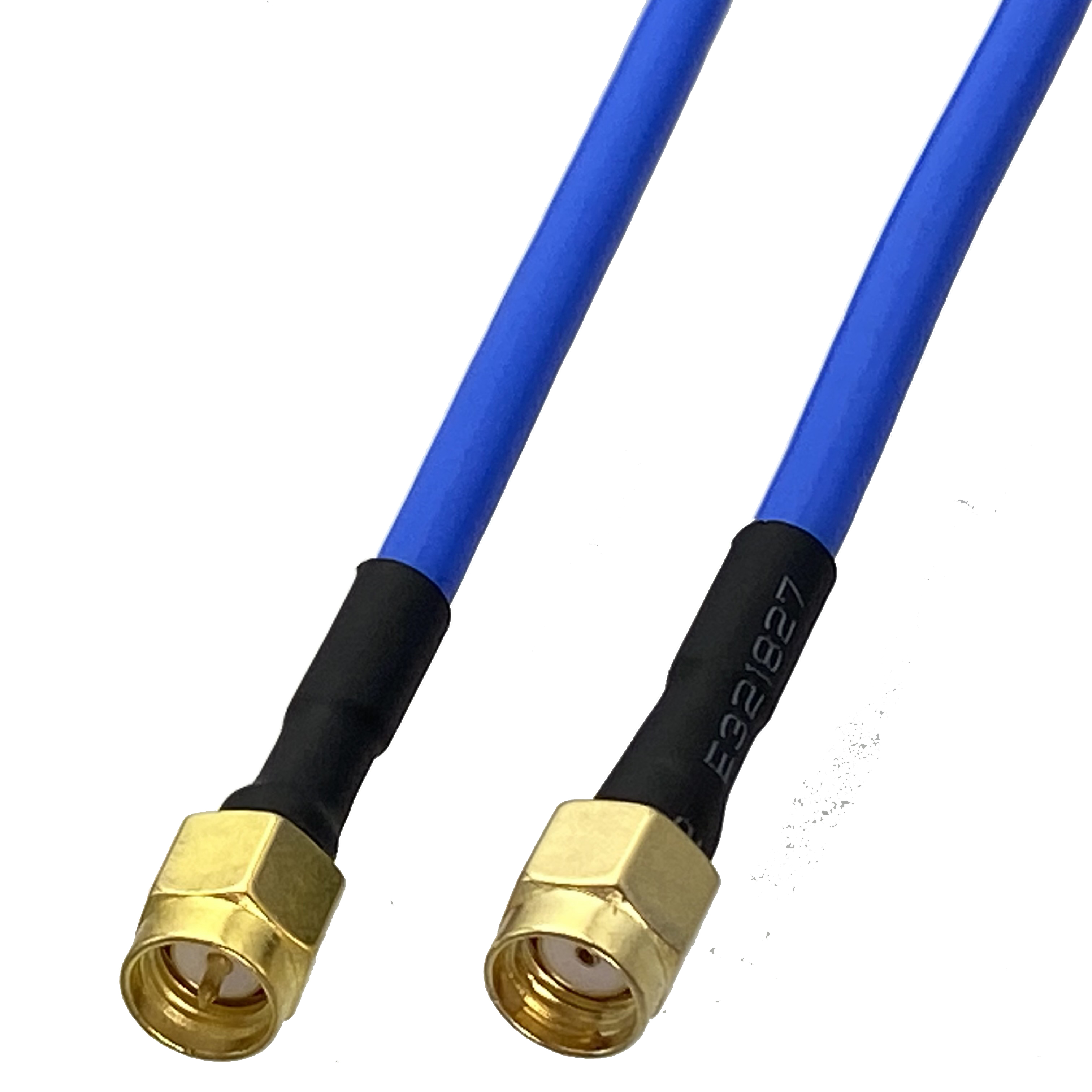 1pcs RG402 0.141&quot; SMA Male Plug to RP-SMA Male Jack RF Coaxial Connector Flexible Pigtail Jumper Blue Cable 4inch~5M