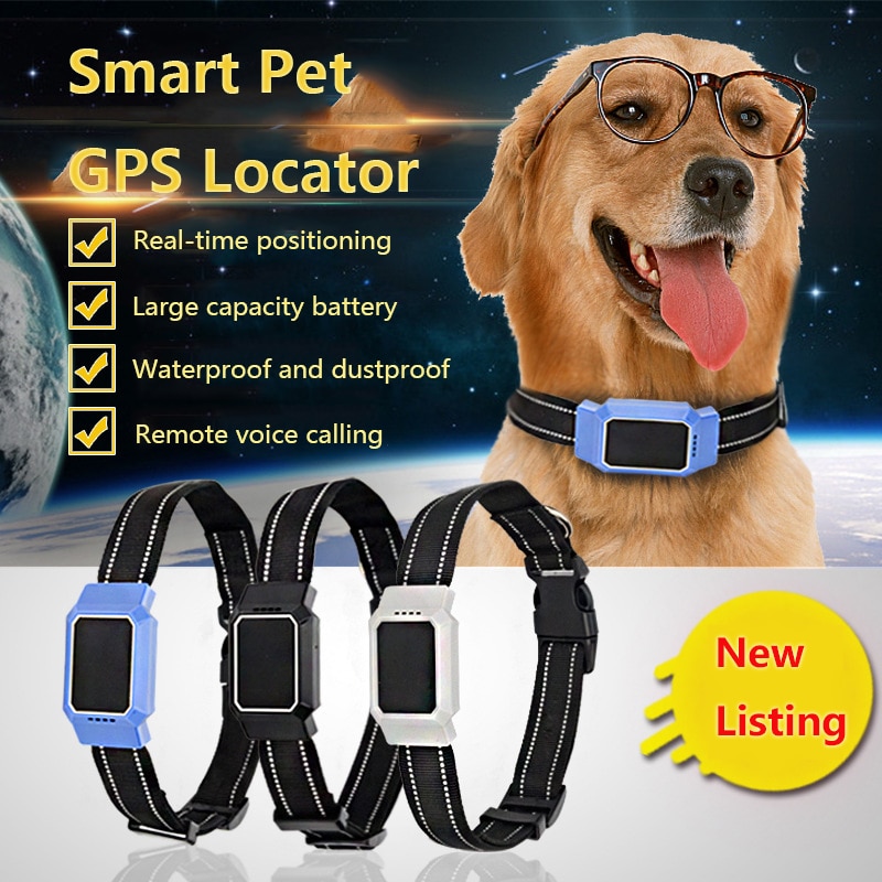 Smartphone Gps Voor Hond Kat Huisdier Finder Tracker Gsm Locator Kraag Tracking Alarm Verstelbare Halsband Praktische Tracking Kraag