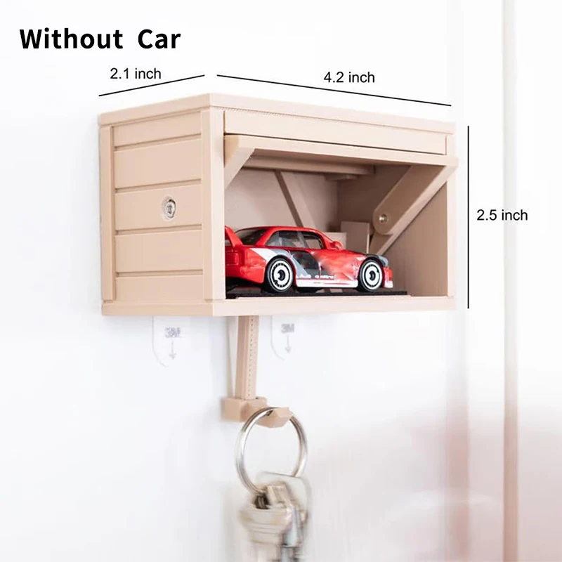 Auto Garage Schlüsselanhänger Türöffnung Wandbehang Schlüsselhalter 3D-gedruckter Schlüsselaufbewahrung Wandmontage Einfach zu installierender Eingangsschlüsselhalter