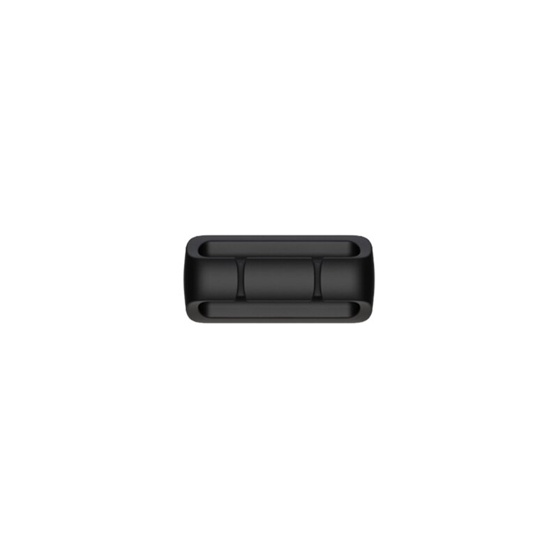 Soporte de bobinador de cables D7WA, organizador de gestión de cables de silicona autoadhesivo, Cable de carga USB, soporte de Cable de alimentación de noche: 2 black-double hole