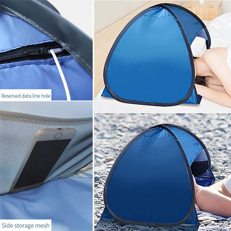 Portable Beach Tent Tent Pillow Small Folding Sun Protection Personal Tent Sun Shade Mini Beach Umbrella Tent 1pcs Sun Shelter