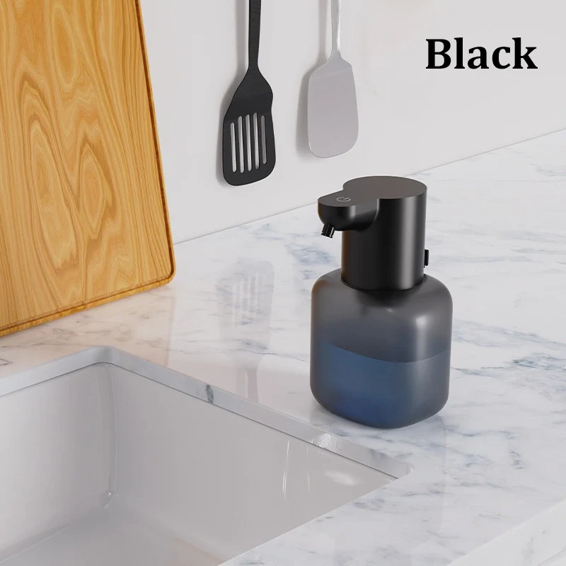Automatischer Sensor-Seifenspender, kontaktloser Schaum-Händedesinfektionsmittel, 500 ml, USB wiederaufladbar, elektrischer, wasserdichter Seifenspender: Gelb