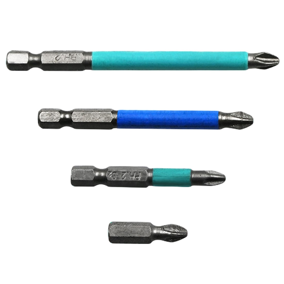 25mm/50mm/70mm/90mm 1/4" Hex Shank Alloy Steel Magnetic Cross Phillips Head Screwdriver Bit Set Tool Screwdriver Head