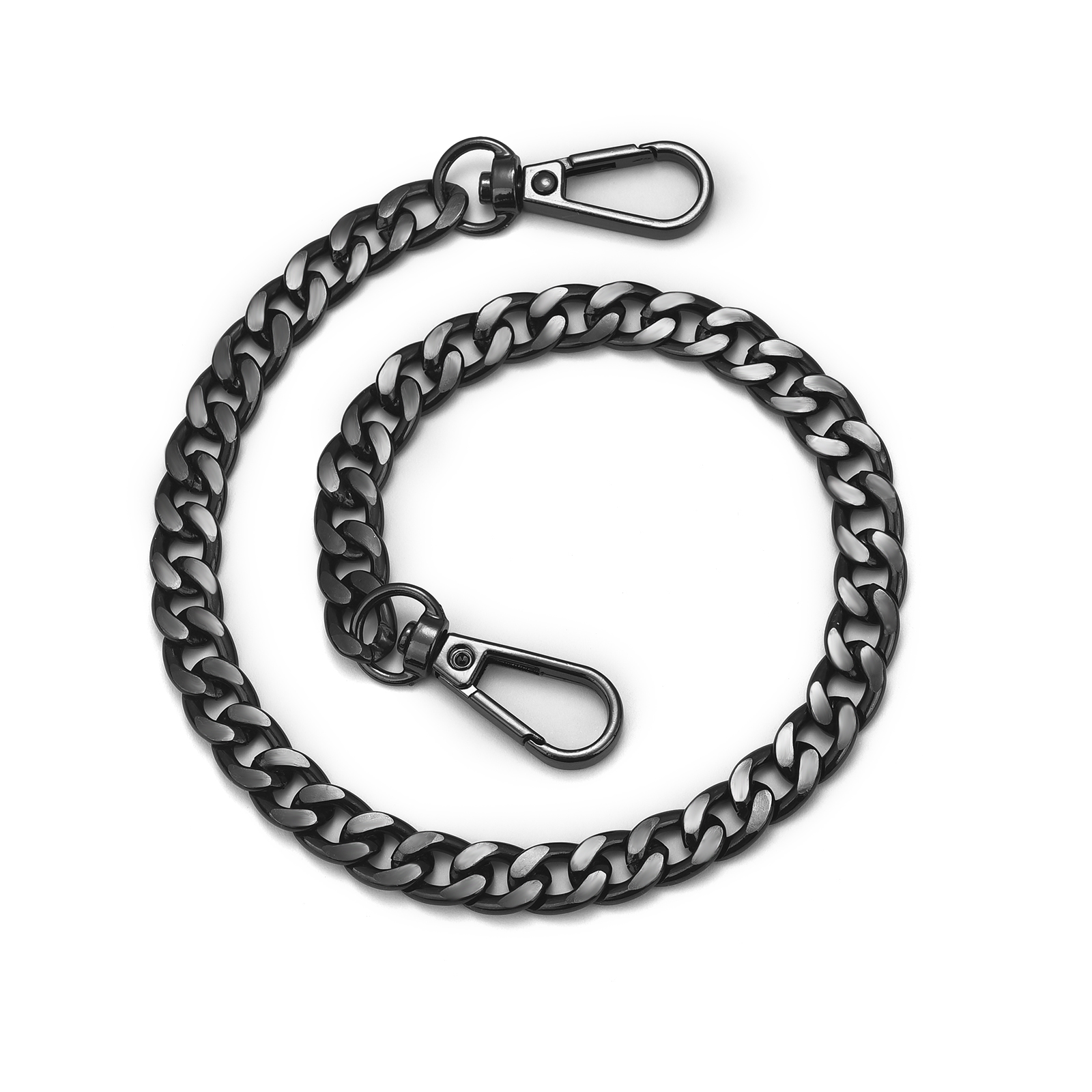 40/120 cm Metallkette Goldene Silbrig Schwarz Aluminiumkette Für Schmuckherstellung Erkenntnisse Tasche Kette Riemen Griff Ersatzketten: Grau