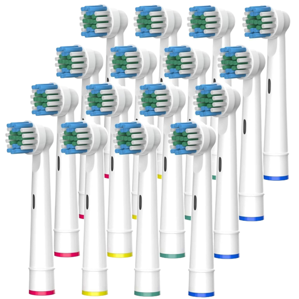 Ersatz-Zahnbürstenköpfe, kompatibel mit Oral B Braun Cross Clean, professionelle Bürstenköpfe, Düsen für Oral-B Action Pro