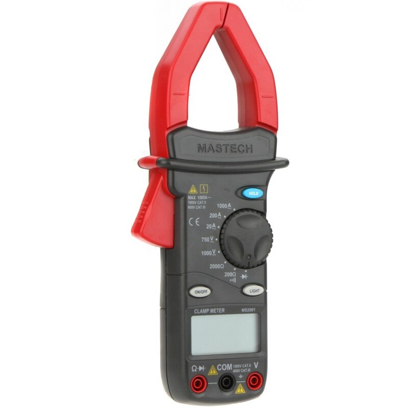 MASTECH MS2001 2000 Counts Digital AC 1000A Clamp Meter Clamp Multimeter Megohmmeter Tester Multimetro AC/DC