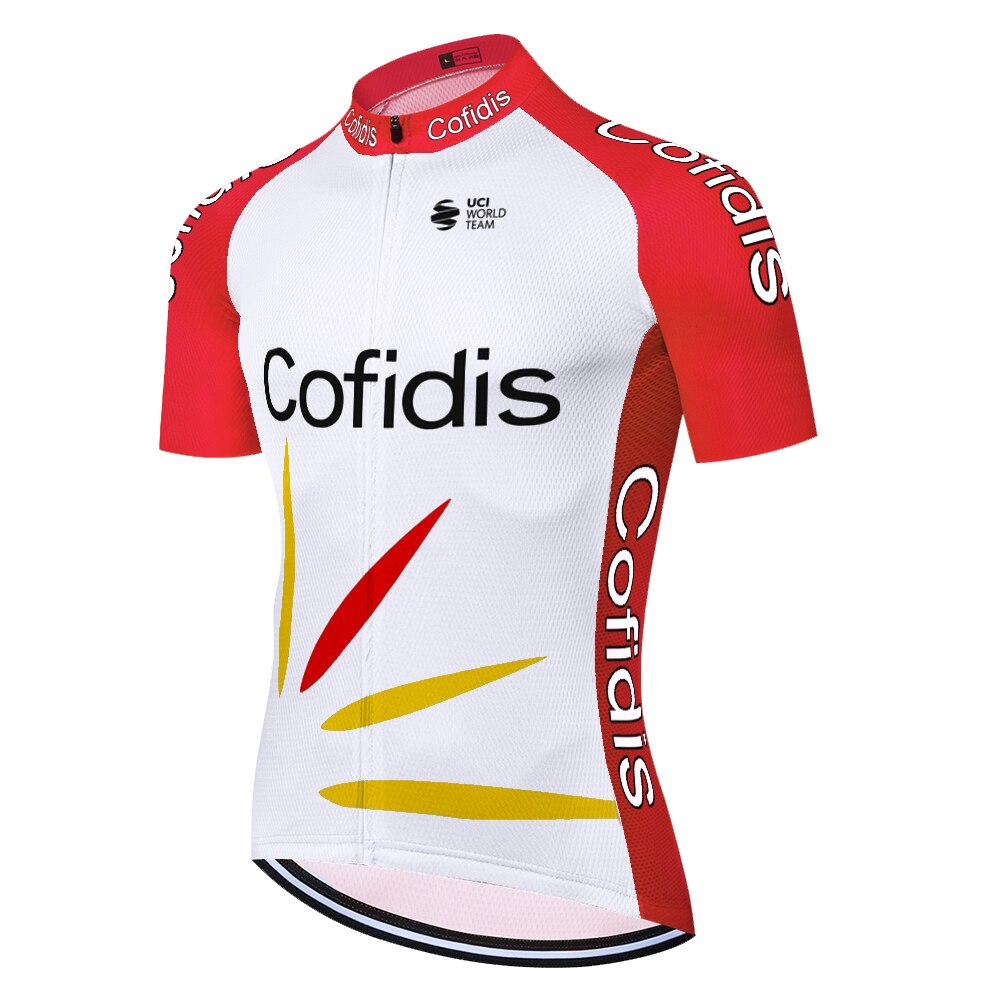 Team cofidis cykelshorts herr cykelbyxshorts snabbtorkande vadderad cullotte ciclismo hombre 20d gel pad