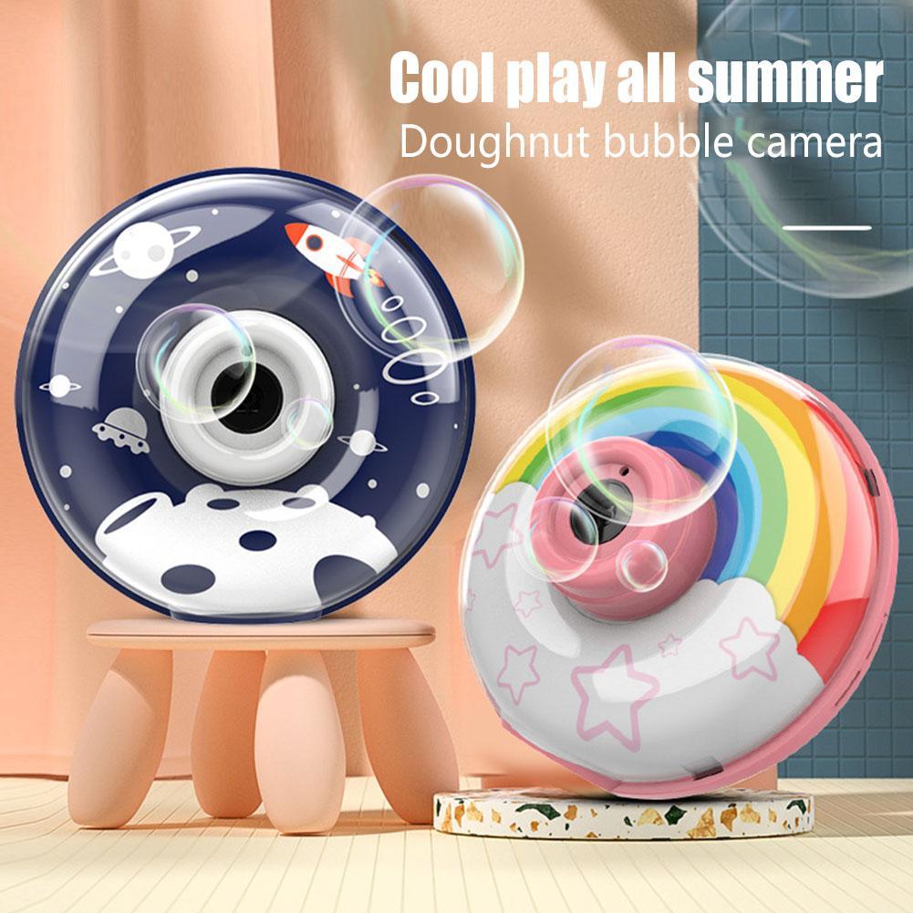 Speelgoed Voor Kinderen Jongens Meisjes Muziek Camera Bubble Speelgoed Automatische Bubble Blower Machine Speelgoed 50Ml Interessant Speelgoed