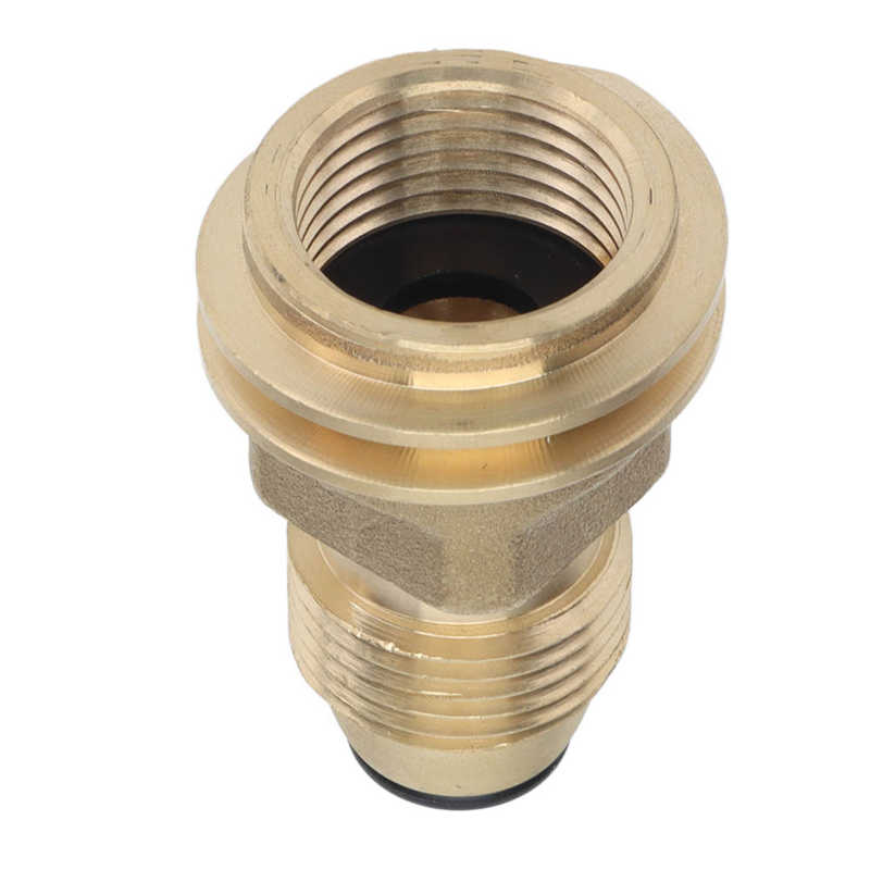 Gas Cylinder Adapter Corrosion Resistant G1/2 Internal Thread Easy Install Gas Tank Conversion Connector for Barbecue