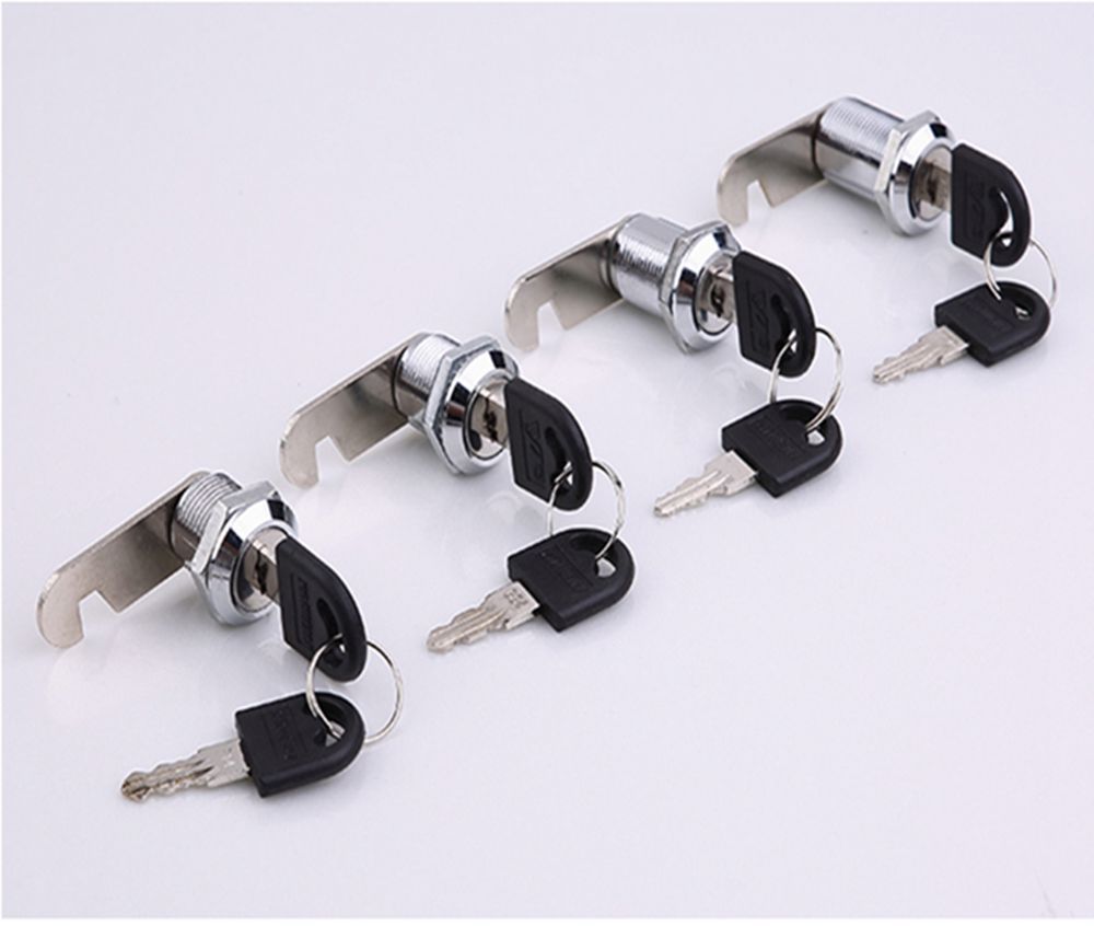 Cam Lock File Cabinet/Cargo Cabinet/Drawer Cabinet Lock with 2 Keys Lock Furniture Hardware Door Cabinet Lock Desk Letter Box
