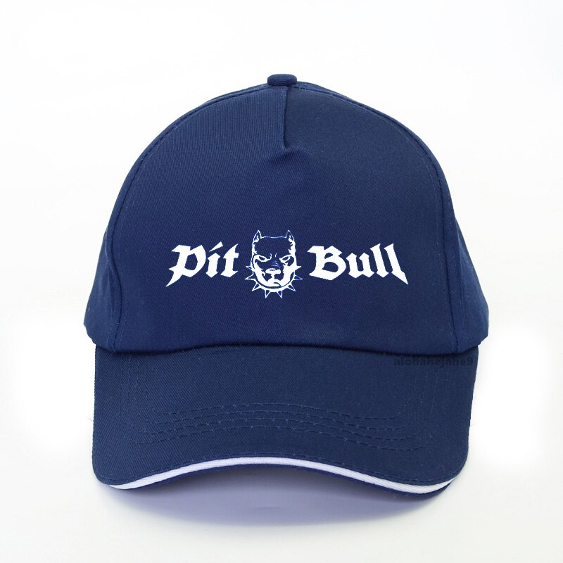 Casquette de baseball pour hommes, chapeau d&#39;été à la pour papa, PITBULL américain Pit Bull Dog, casquette de loisirs unisexe, chapeau de camionneur réglable: Marine Bleu