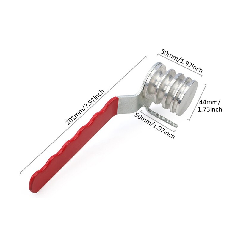 4 in 1 Portable Pipe Tube Bender 1/4 inch 5/16 inch 3/8 inch Car Repair Pipe Universal Carbon Steel Tubing Bending Tool