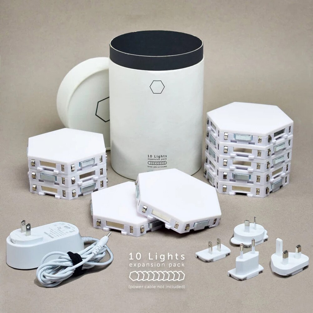 Nueva iluminación sensible al tacto colorida lámpara cuántica Modular luces de noche LED lámparas de montaje magnético Hexagonal decoración de pared Lampara