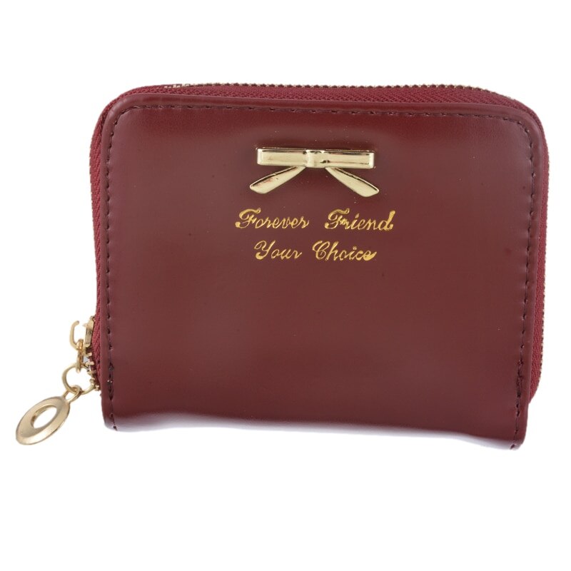Donne Portafogli Piccola Borsa di Cuoio Delle Signore del Sacchetto Della Carta Per Le Donne 2019 Femminile Della Borsa Della Clip Dei Soldi Del Raccoglitore: 6