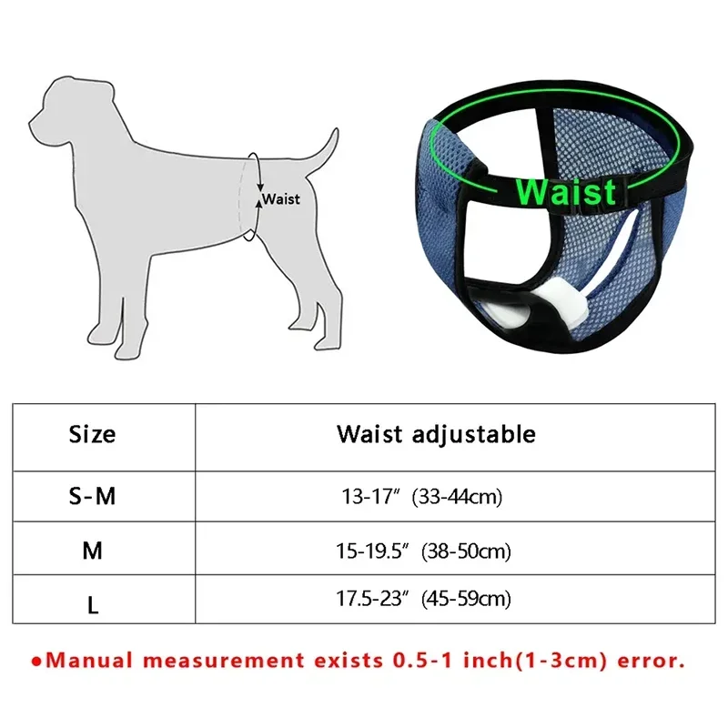 Cuecas menstruais laváveis fisiológicas para animais de estimação, cuecas higiênicas à prova de vazamento para cães pequenos e grandes, roupa íntima sanitária para animais de estimação