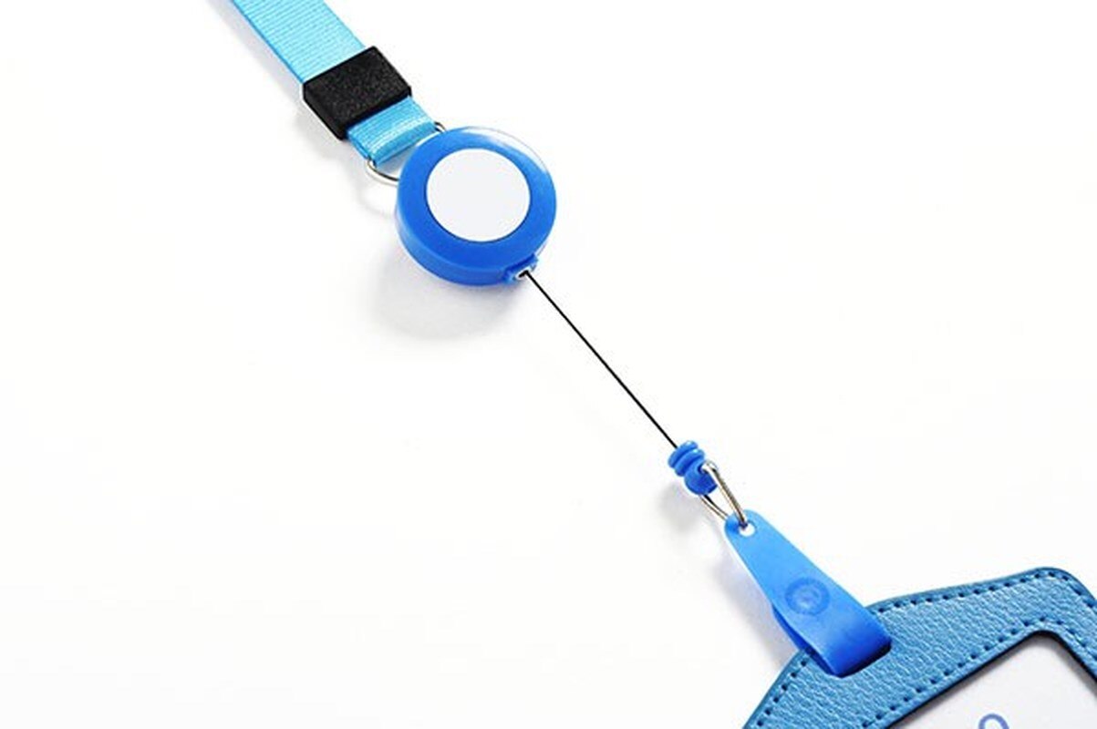 Infällbara nyckelband id-bricka hållare sjuksköterska badge hållare kreditkortshållare kawaii stationär nyckelring namnskylt korthållare