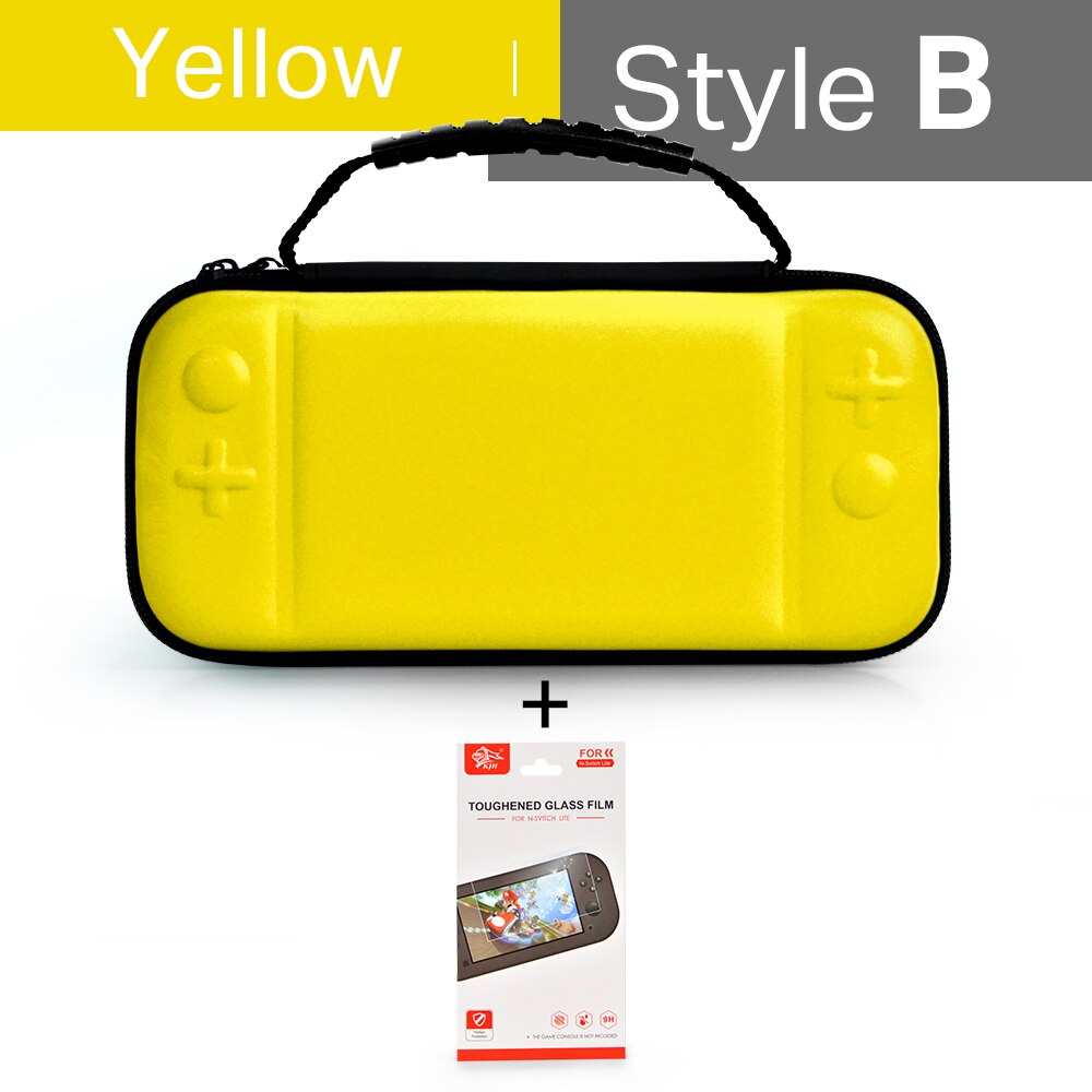 For Nintend Switch Lite Portable Bag Storage for Switch Mini Protector Case for Nintendo Switch Mini Accessories: H-Yellow-1pcs