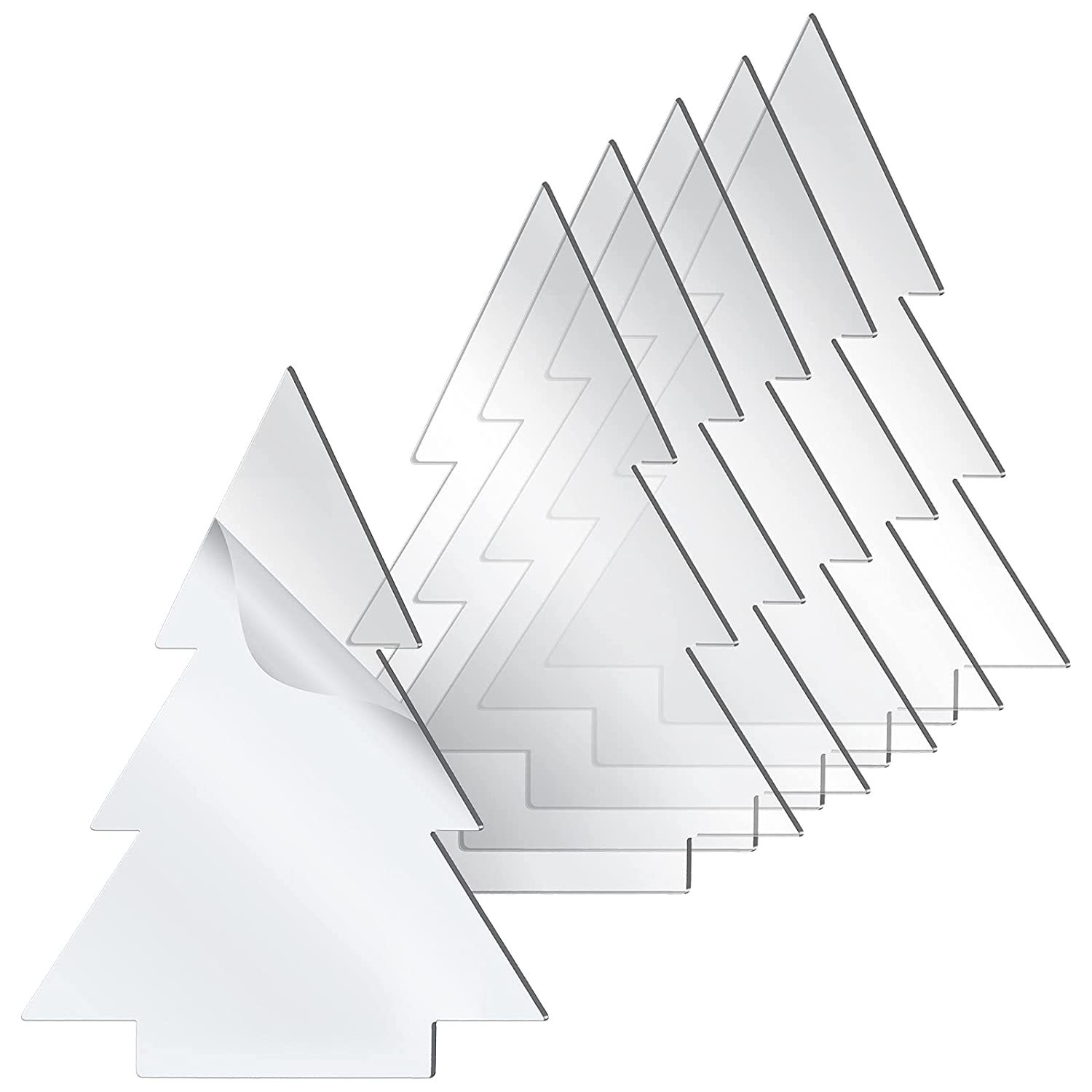 2Pcs/Set 2mm Acrylic Sheet Clear Cast Transparent LED Light Base Blanks Thick Panel Board with Protective Film DIY Display Stand: light pink