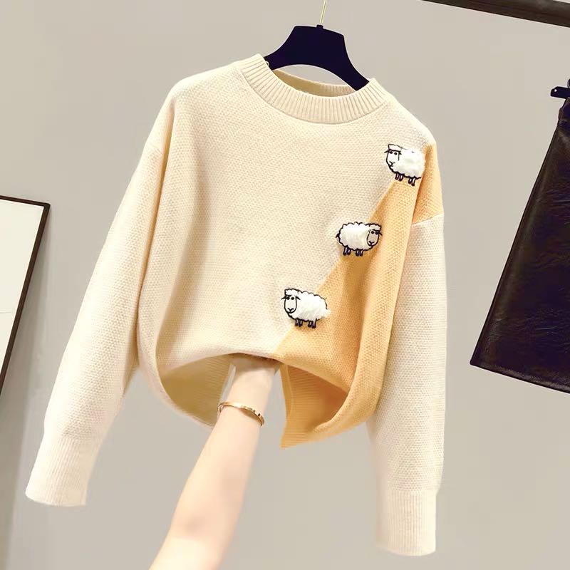 A9324 autumn winter long-sleeved slim temperament top