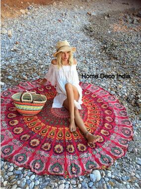 150*150 cm dunne stijl Ronde Strandlaken badhanddoek mat strand zonnebrandcrème sjaal: red kong que