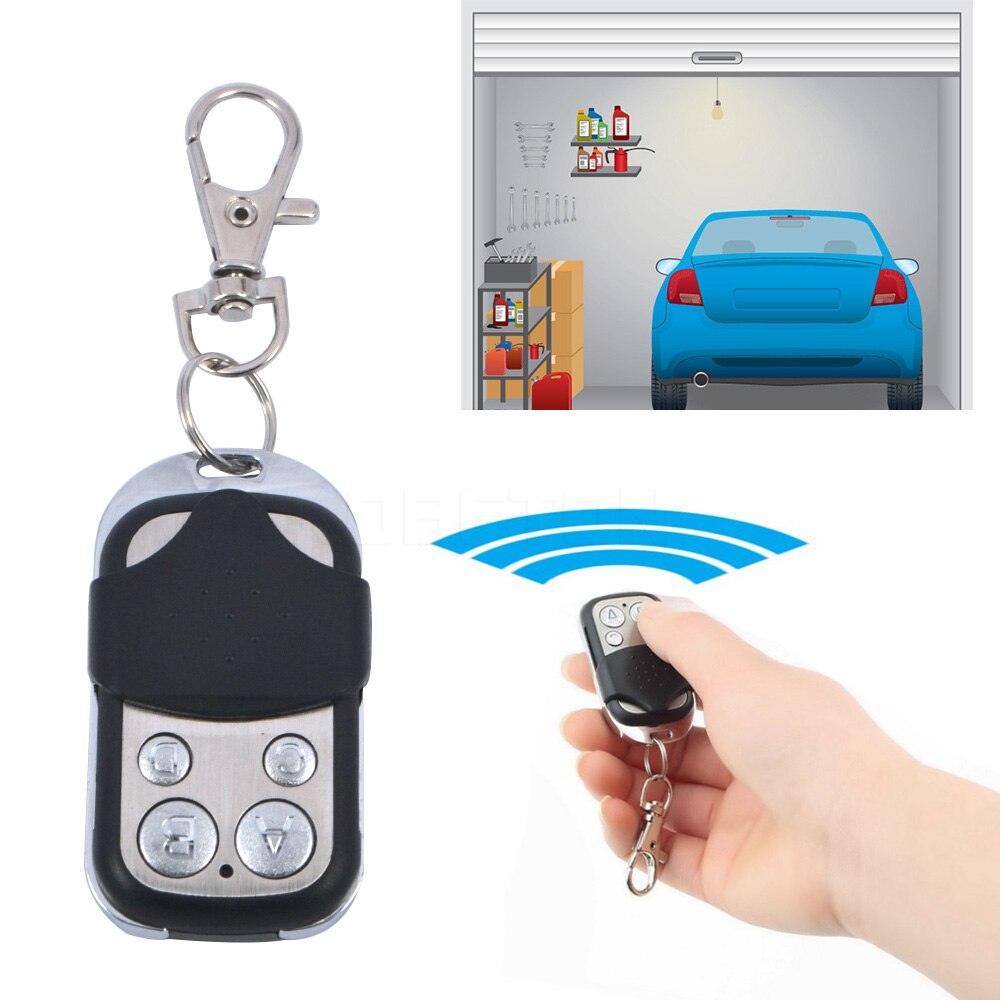 Kebidu Cloning Duplicator Key Fob A Distance Remote Control 433MHZ Clone Fixed Learning Code For Gate Garage Door