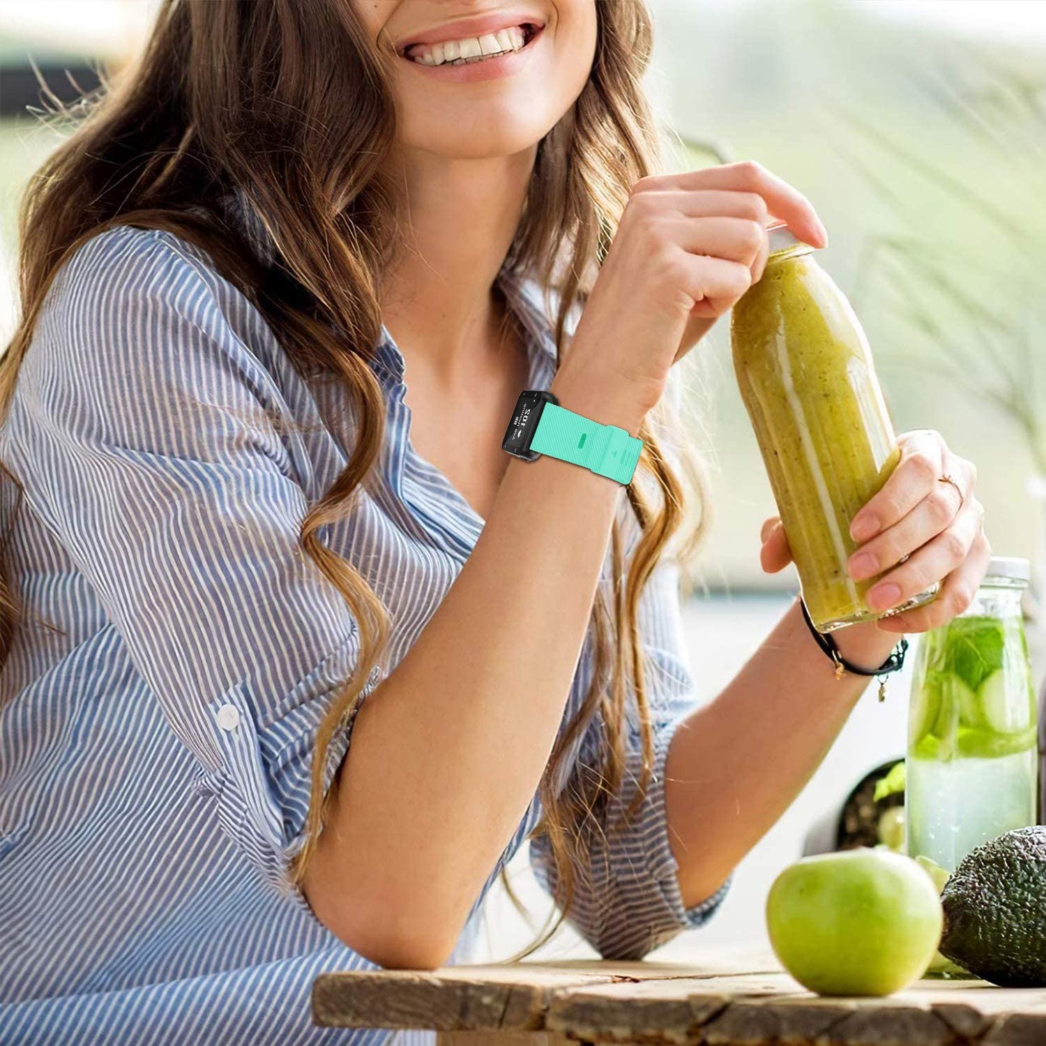 YAYUU Watch Strap for Garmin Forerunner 35 Band Soft Silicone Replacement Bands for Garmin Forerunner 35 Watch